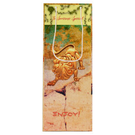 Leo Birthday Wine Gift Bag Wijn Cadeautas