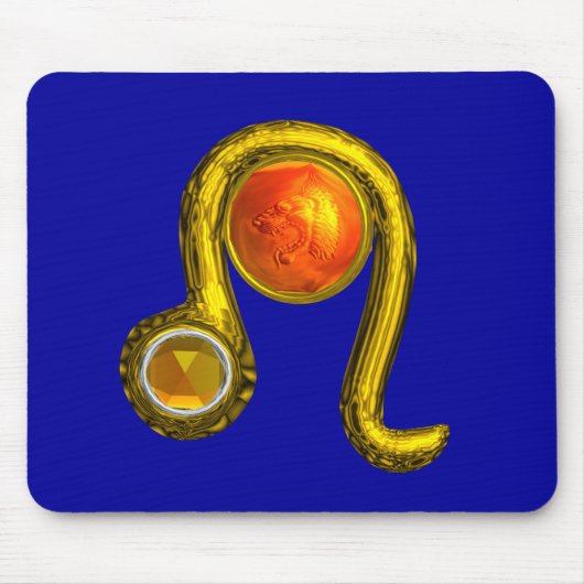 LEO, blauw Muismat (Voorkant)