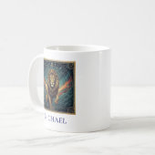 Leo Blue Celestial Zodiac Koffiemok (Voorkant links)