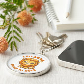 Leo Born to Rule Sleutelhanger (Zijkant)