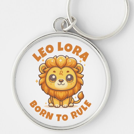 Leo Born to Rule Sleutelhanger (Voorkant)