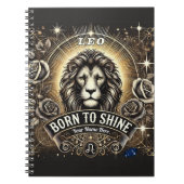 Leo "Born to Shine" Spiral Notitieboek (Voorkant)