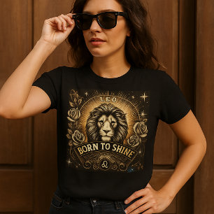 Leo "Born to Shine" T-shirt