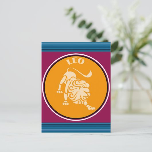 Leo Briefkaart (Staand voorkant)