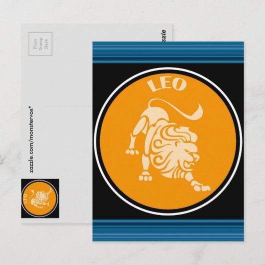 Leo Briefkaart (Voorkant / Achterkant)