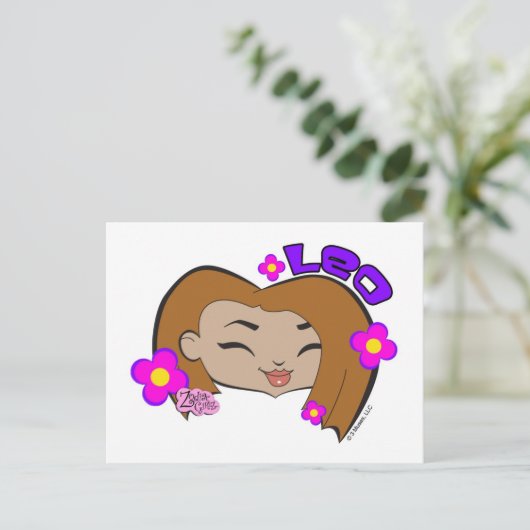 Leo Briefkaart (Staand voorkant)