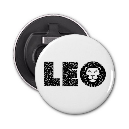 Leo Button Flesopener (Voorkant)