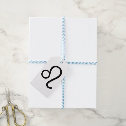 Leo Cadeaulabel (Met Touw)
