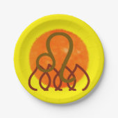 Leo cake bord (Voorkant)