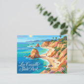 Leo Carrillo State Park Californië Briefkaart (Staand voorkant)