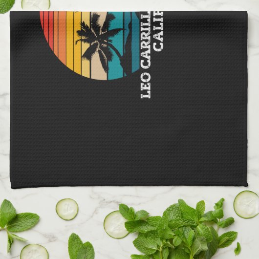 Leo Carrillo State Park Californische stranden Theedoek (Gevouwen)