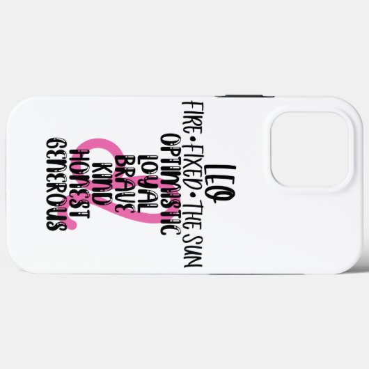 Leo Case-Mate iPhone Case (Achterkant (horizontaal))