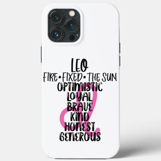 Leo Case-Mate iPhone Case (Achterkant)