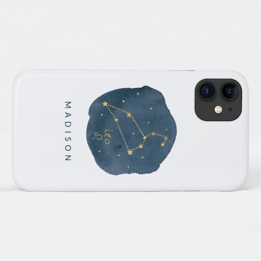 Leo Case-Mate iPhone Case (Achterkant (horizontaal))