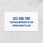 Leo catering visitekaartje (Achterkant)