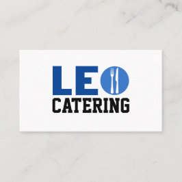 Leo catering visitekaartje