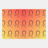 Leo Colorstrology Verjaardag Inpakpapier Vel (Voorkant)