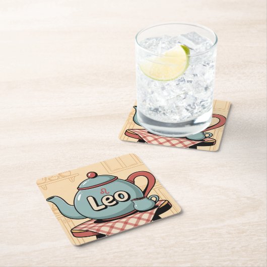 Leo Comic Theepot Onderzetter Set (Insitu)