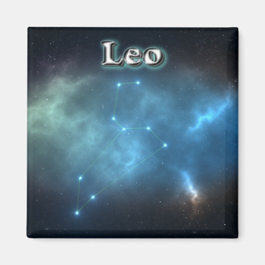 Leo-constellatie Magneet (Voorkant)