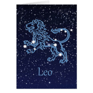 Leo Constellation and Zodiac Sign with Stars