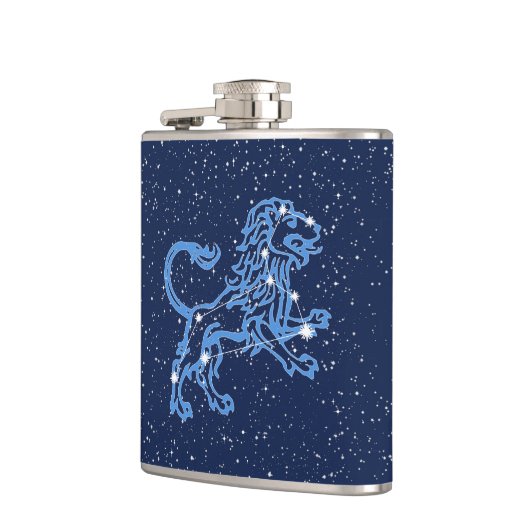 Leo Constellation and Zodiac Sign with Stars Heupfles (Links)