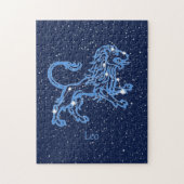 Leo Constellation and Zodiac Sign with Stars Legpuzzel (Verticaal)