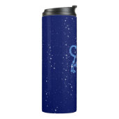 Leo Constellation and Zodiac Sign with Stars Thermosbeker (Gedraaid links)