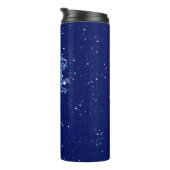 Leo Constellation and Zodiac Sign with Stars Thermosbeker (Geroteerd rechts)