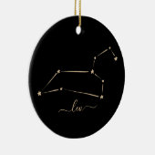 Leo Constellation Ceramic Ornament (Rechts)