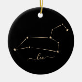 Leo Constellation Ceramic Ornament (Voorkant)