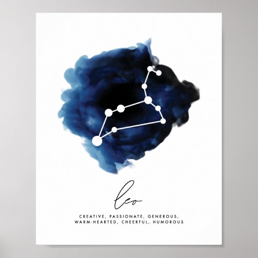 Leo Constellation Character Traits Poster (Voorkant)