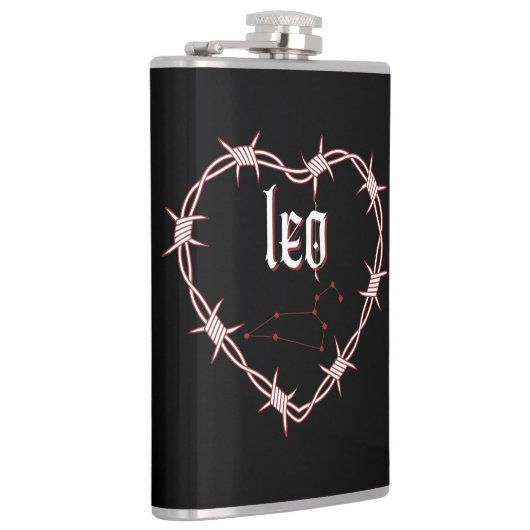 Leo Constellation Gothic Dark Celestial Edgy Heupfles (Rechts)