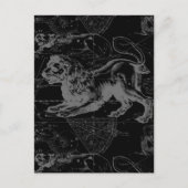 Leo Constellation Hevelius 1690 Decor Briefkaart (Voorkant)