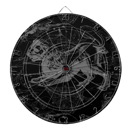 Leo Constellation Hevelius 1690 Decor Dartbord (Voorkant)