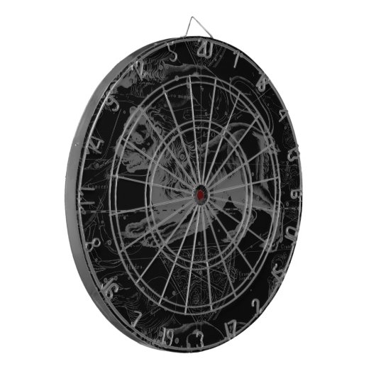 Leo Constellation Hevelius 1690 Decor Dartbord (Voorkant Links)