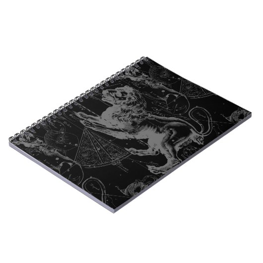 Leo Constellation Hevelius 1690 Decor Notitieboek (Linkerzijde)