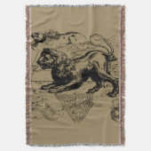 Leo Constellation Hevelius 1690 juli 23 augustus 2 Deken (Voorkant Verticaal)