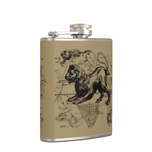 Leo Constellation Hevelius 1690 juli 23 augustus 2 Heupfles (Rechts)