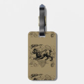 Leo Constellation Hevelius 1690 juli - 23 augustus Bagagelabel (Achterkant verticaal)