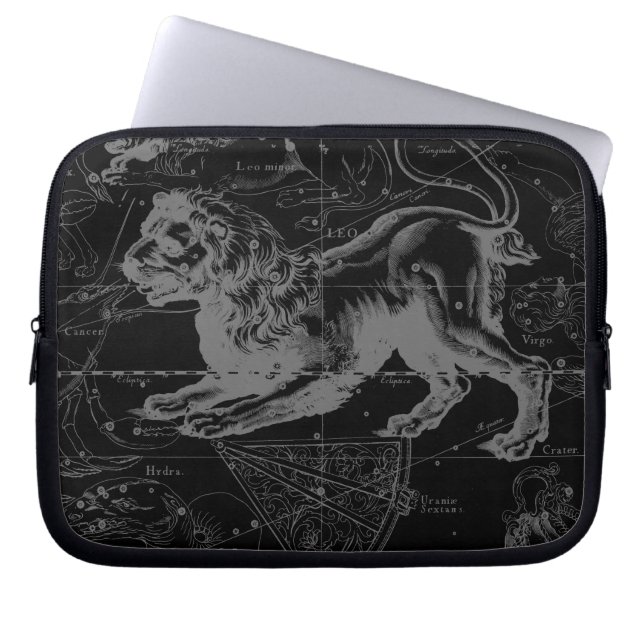 Leo Constellation Hevelius 1690 juli - 23 augustus Laptop Sleeve (Voorkant)