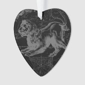 Leo Constellation Hevelius 1690 juli - 23 augustus Ornament (voorkant)