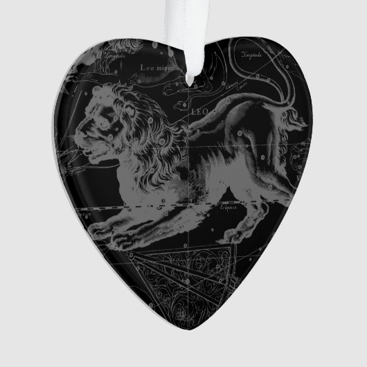 Leo Constellation Hevelius 1690 juli - 23 augustus Ornament (voorkant)