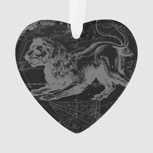 Leo Constellation Hevelius 1690 juli - 23 augustus Ornament (achterkant)