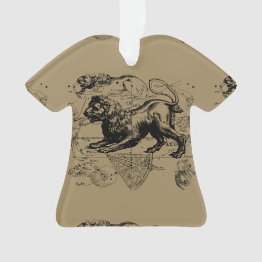 Leo Constellation Hevelius 1690 juli - 23 augustus Ornament (voorkant)