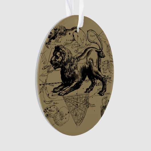 Leo Constellation Hevelius 1690 juli - 23 augustus Ornament (voorkant)