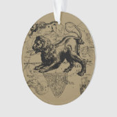 Leo Constellation Hevelius 1690 juli - 23 augustus Ornament (voorkant)