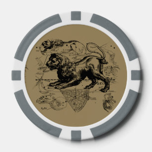 Leo Constellation Hevelius 1690 juli - 23 augustus Pokerchips
