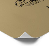 Leo Constellation Hevelius 1690 juli - 23 augustus Poster (Hoek)