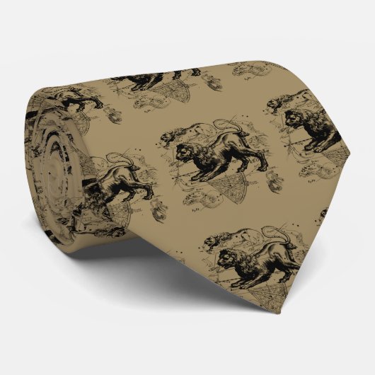 Leo Constellation Hevelius 1690 juli - 23 augustus Stropdas (Opgerold)