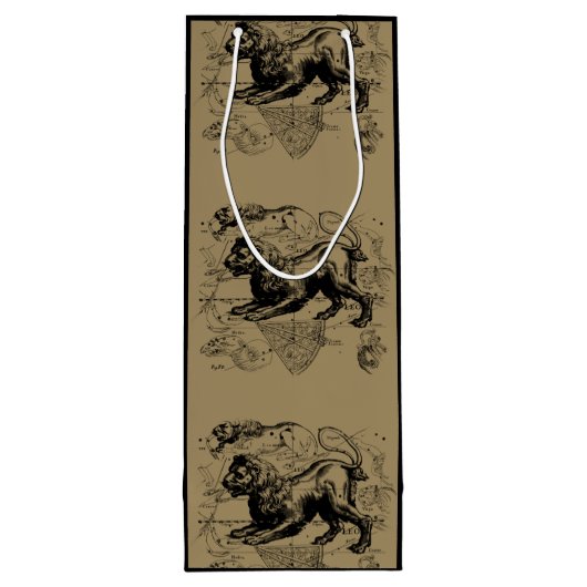 Leo Constellation Hevelius 1690 juli - 23 augustus Wijn Cadeautas (Achterkant)